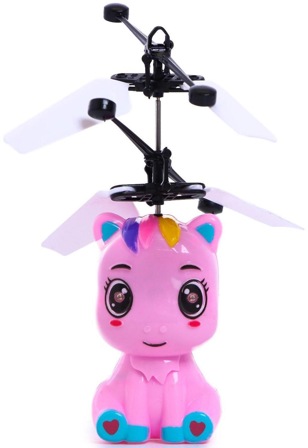 Интерактивная игрушка «Летающая пони», свет, летает