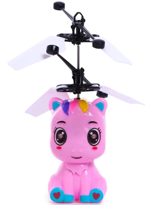 Интерактивная игрушка «Летающая пони», свет, летает