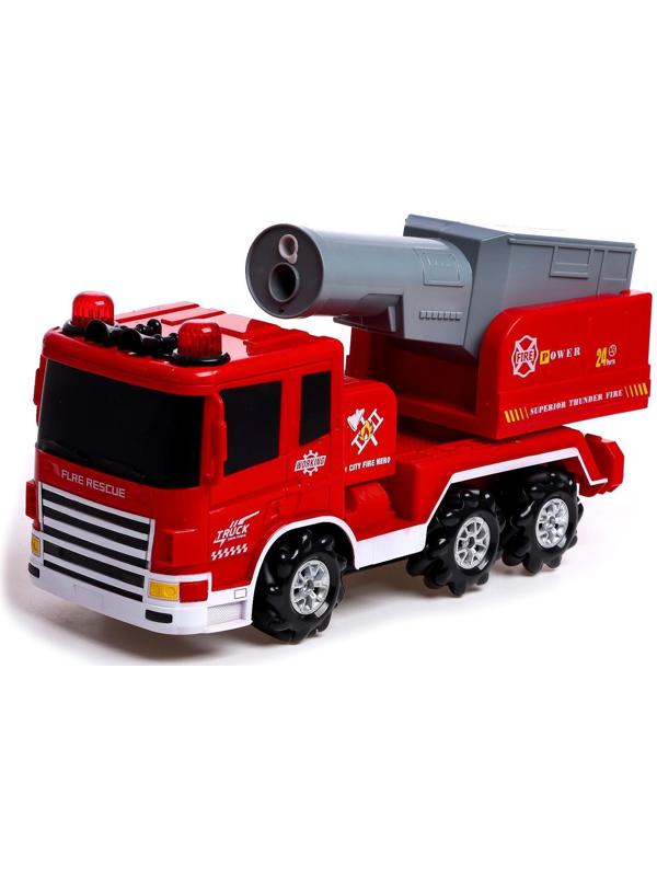 Машина радиоуправляемая «Пожарная служба», масштаб 1:14, 4WD, управление жестами, дымовая пушка