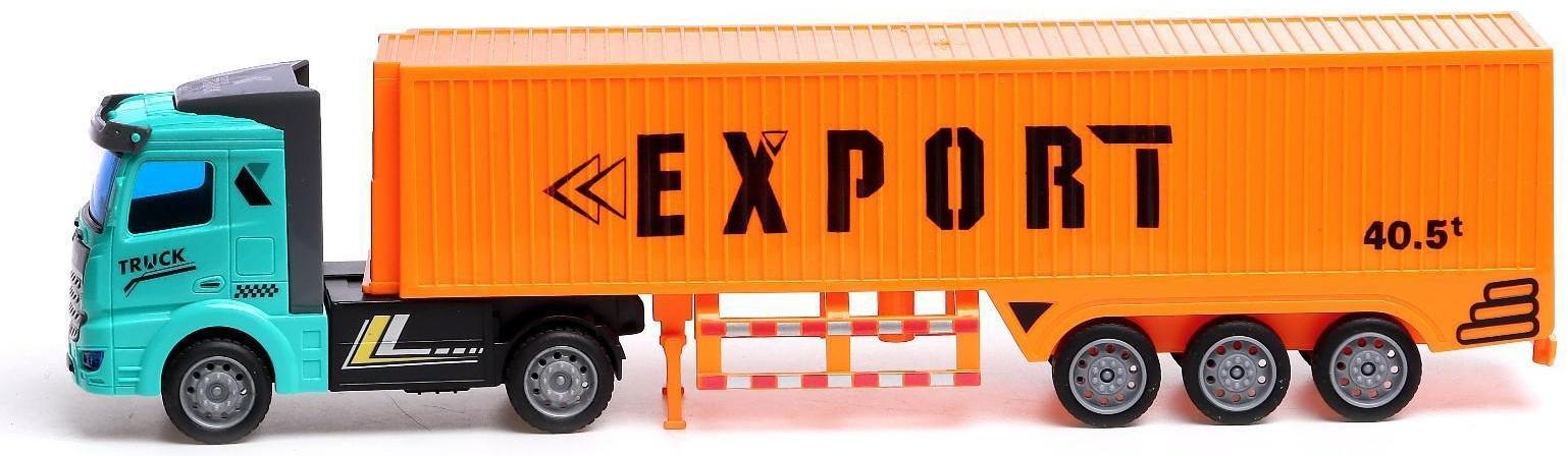 Грузовик инерционный «Контейнеровоз», 1:48