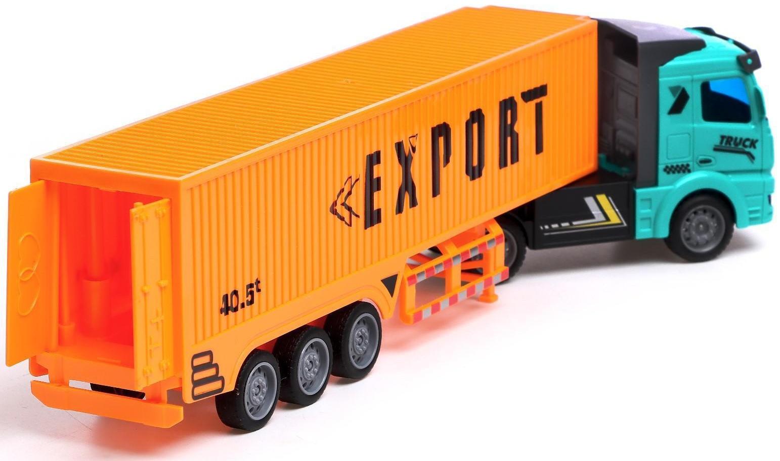 Грузовик инерционный «Контейнеровоз», 1:48