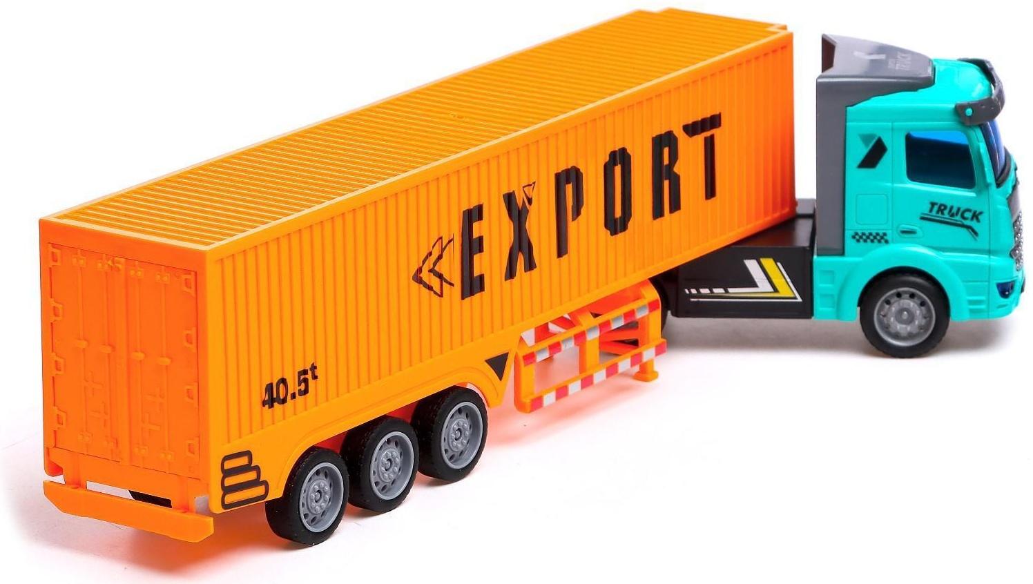 Грузовик инерционный «Контейнеровоз», 1:48