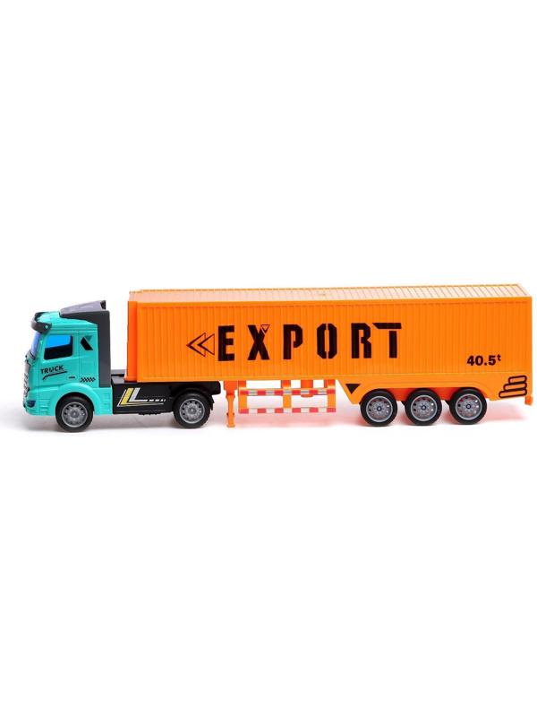 Грузовик инерционный «Контейнеровоз», 1:48