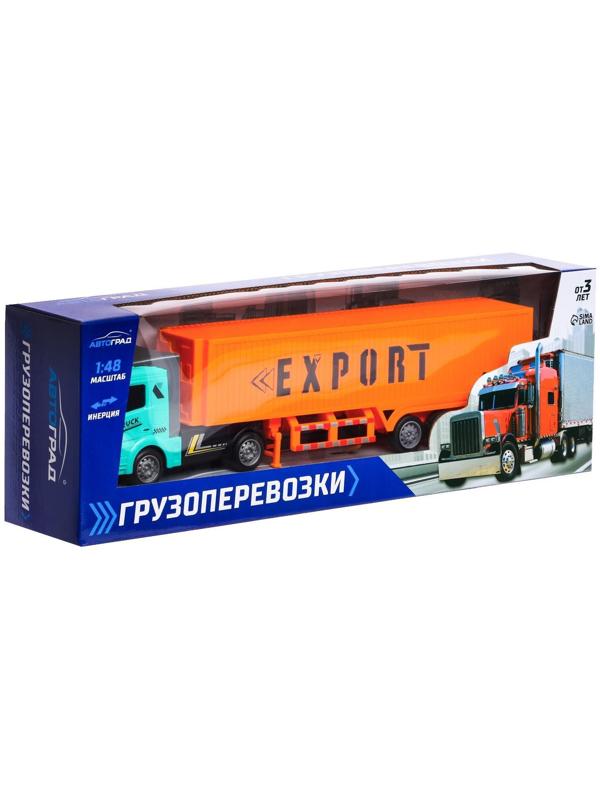 Грузовик инерционный «Контейнеровоз», 1:48