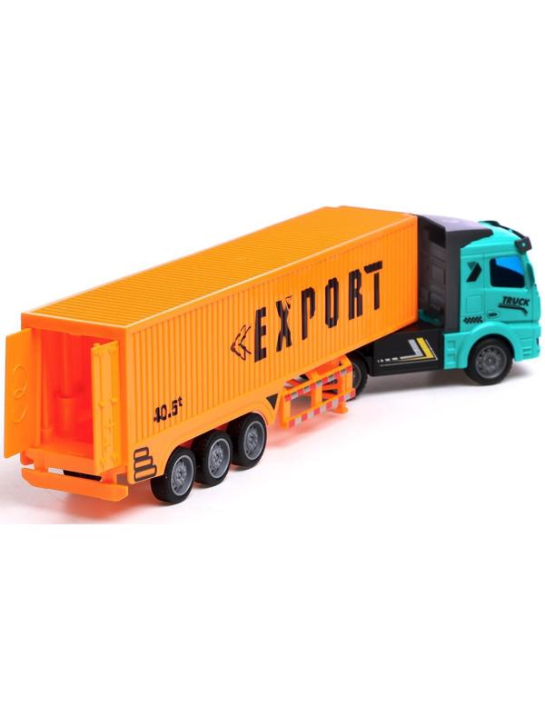 Грузовик инерционный «Контейнеровоз», 1:48