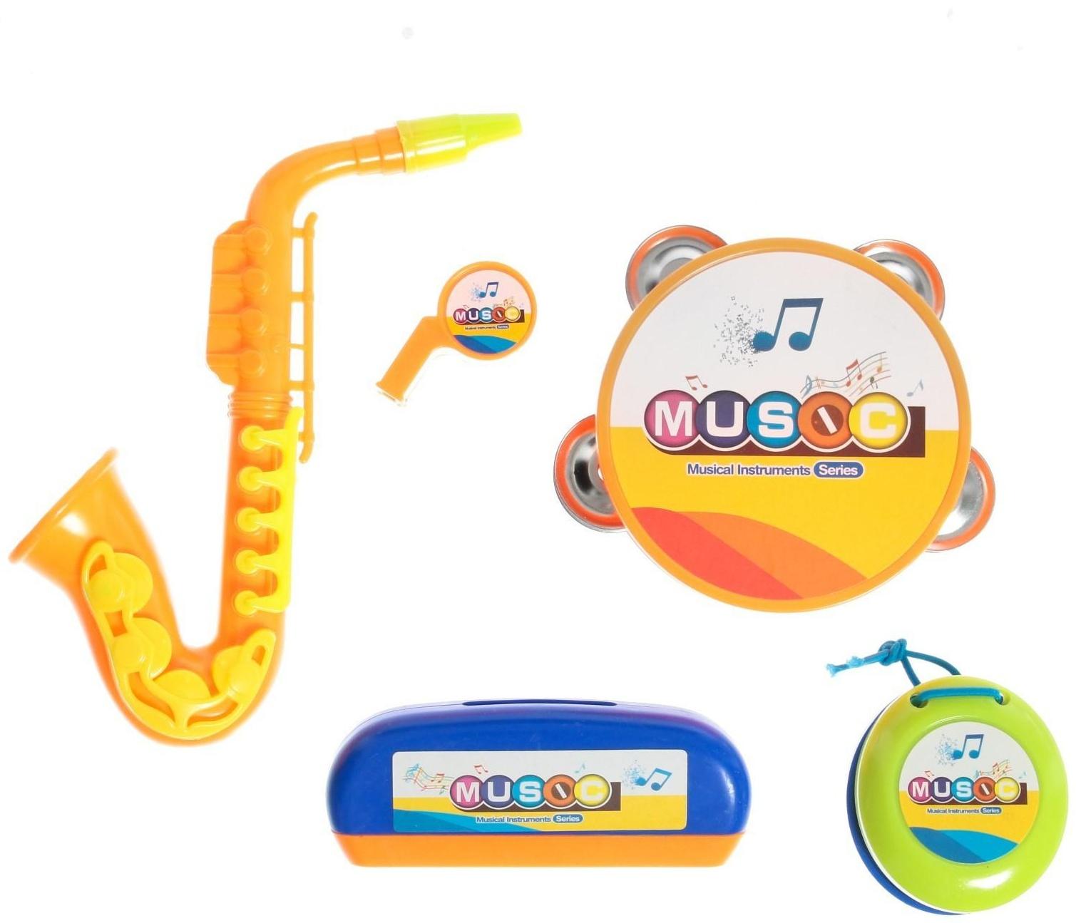 Набор музыкальных инструментов «Оркестр», 5 предметов