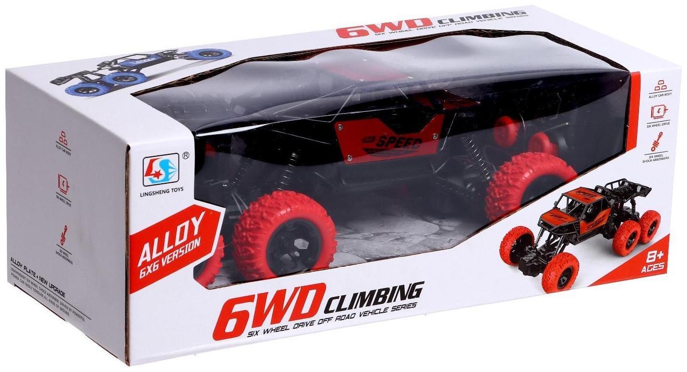 Джип радиоуправляемый «Монстр 6x6», работает от аккумулятора, МИКС