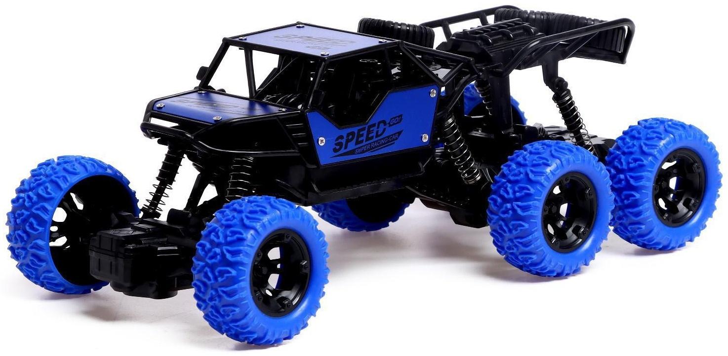 Джип радиоуправляемый «Монстр 6x6», работает от аккумулятора, МИКС