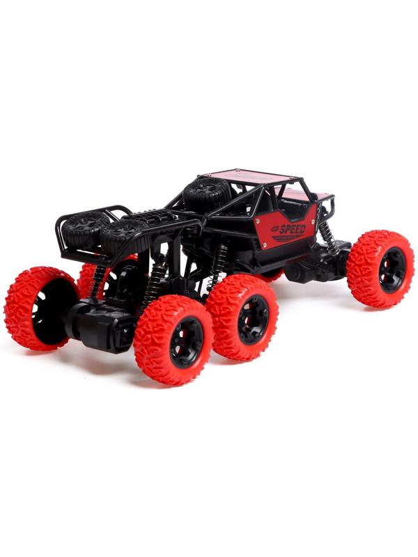 Джип радиоуправляемый «Монстр 6x6», работает от аккумулятора, МИКС