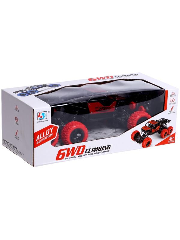 Джип радиоуправляемый «Монстр 6x6», работает от аккумулятора, МИКС