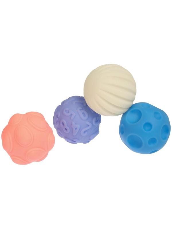 Подарочный набор сенсорных развивающих мячиков «Сумочка», 4 шт.