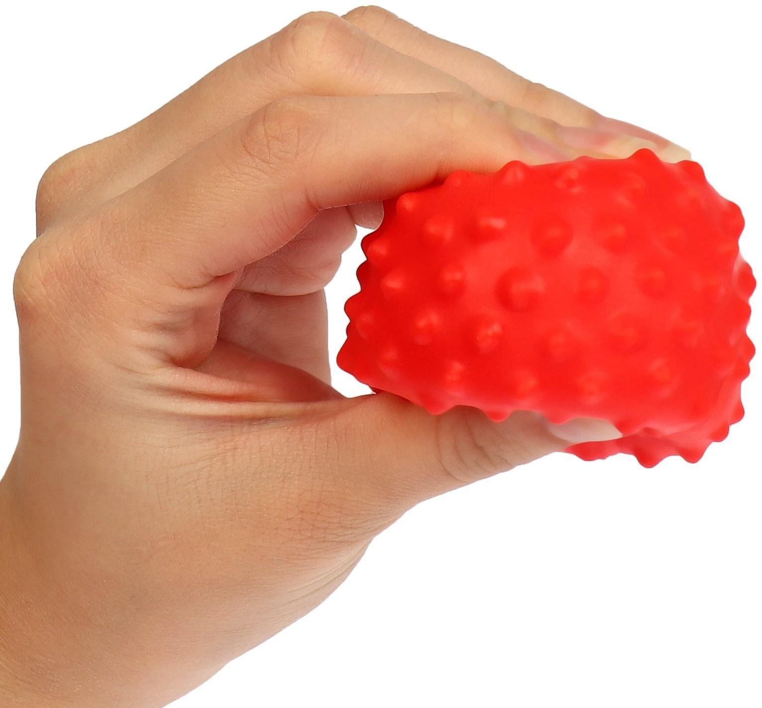 Подарочный набор развивающих, тактильных мячиков «Волшебная звезда» 5 шт. , новогодняя подарочная упаковка