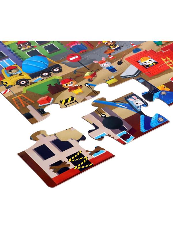 Напольный пазл «Большая стройка»