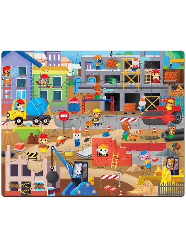 Напольный пазл «Большая стройка»