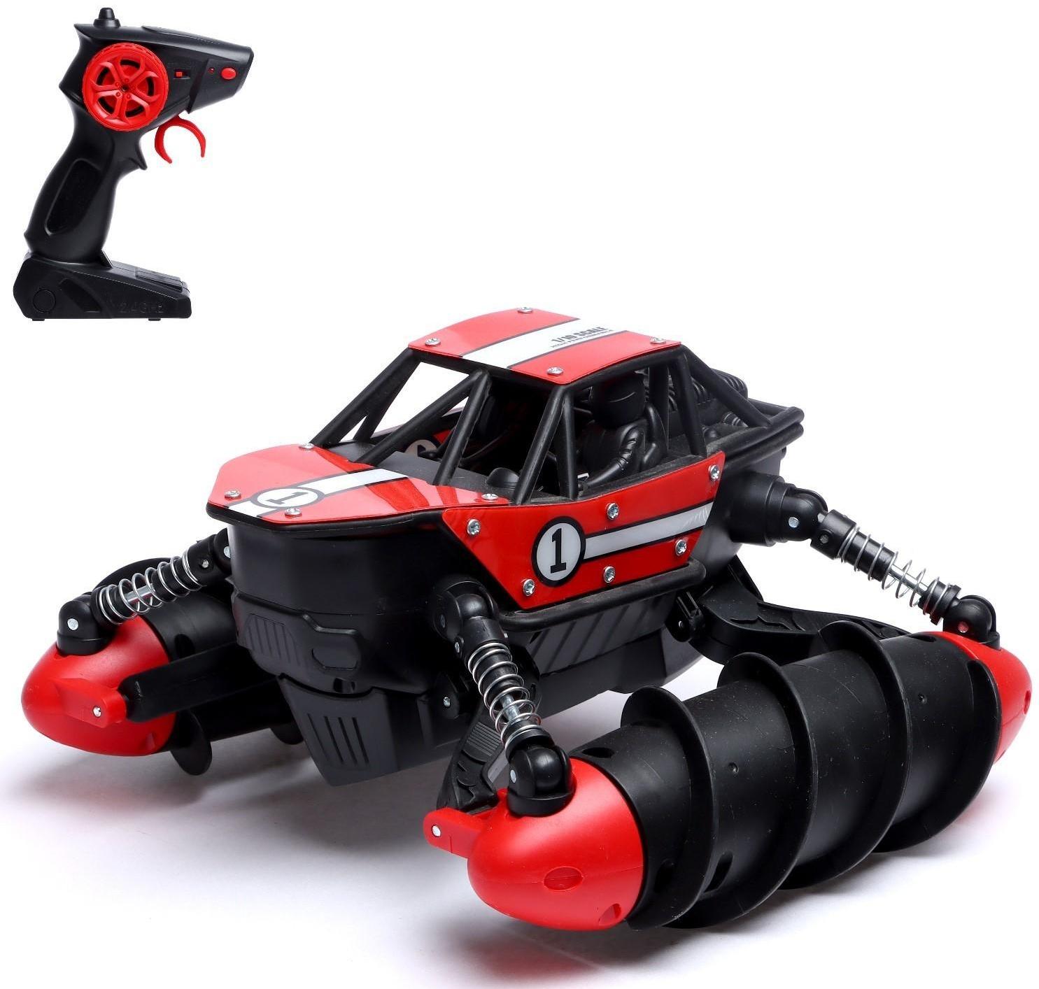 Машина радиоуправляемая «Амфибия», плавает, работает от аккумулятора