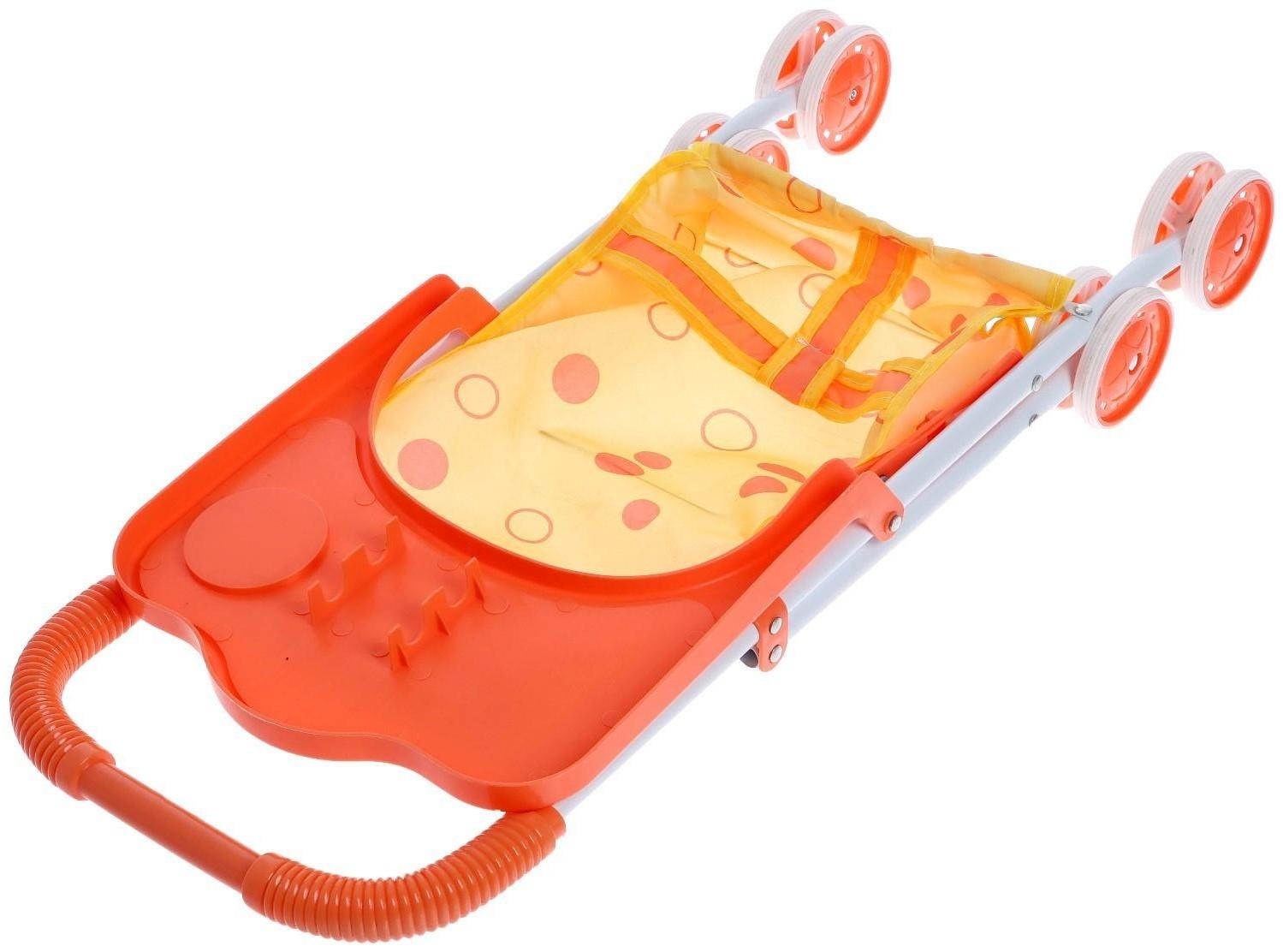 Коляска для кукол, летняя, металлический каркас