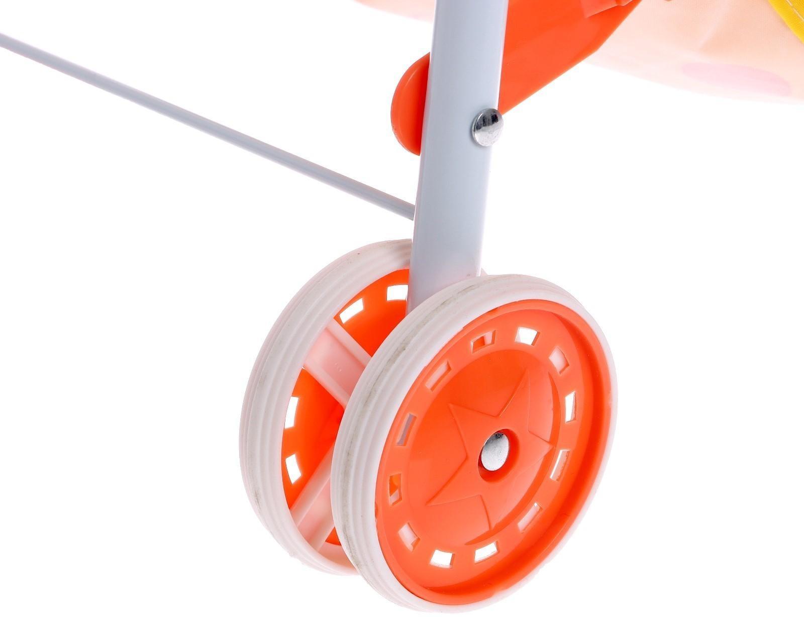 Коляска для кукол, летняя, металлический каркас