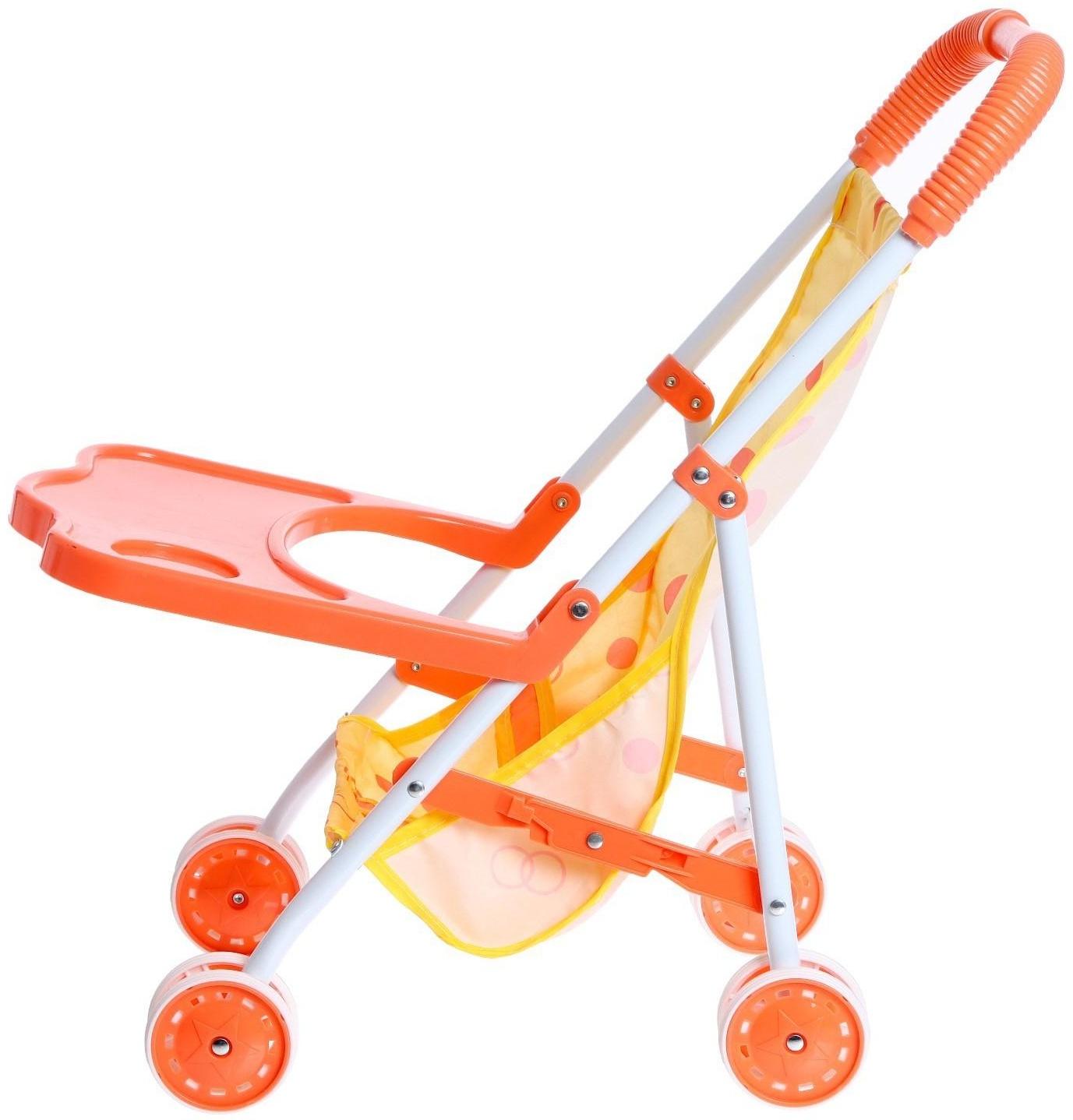 Коляска для кукол, летняя, металлический каркас