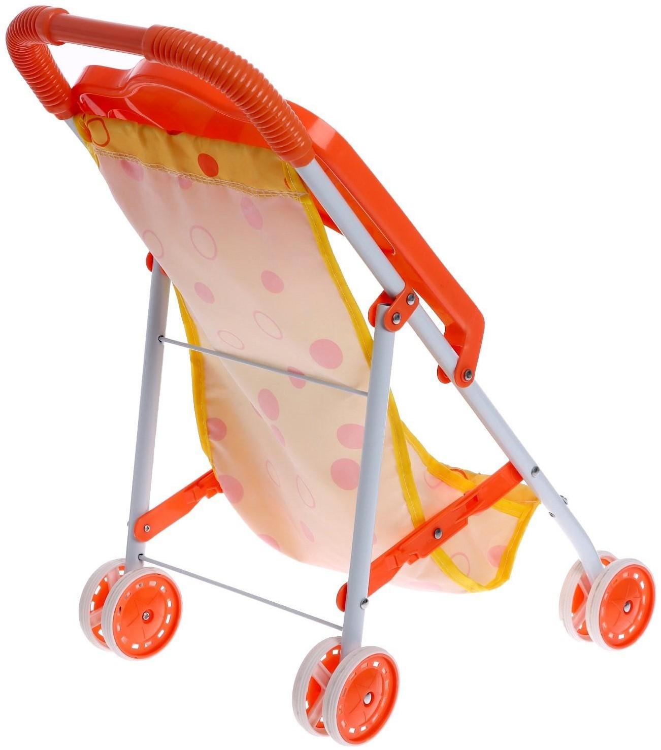 Коляска для кукол, летняя, металлический каркас