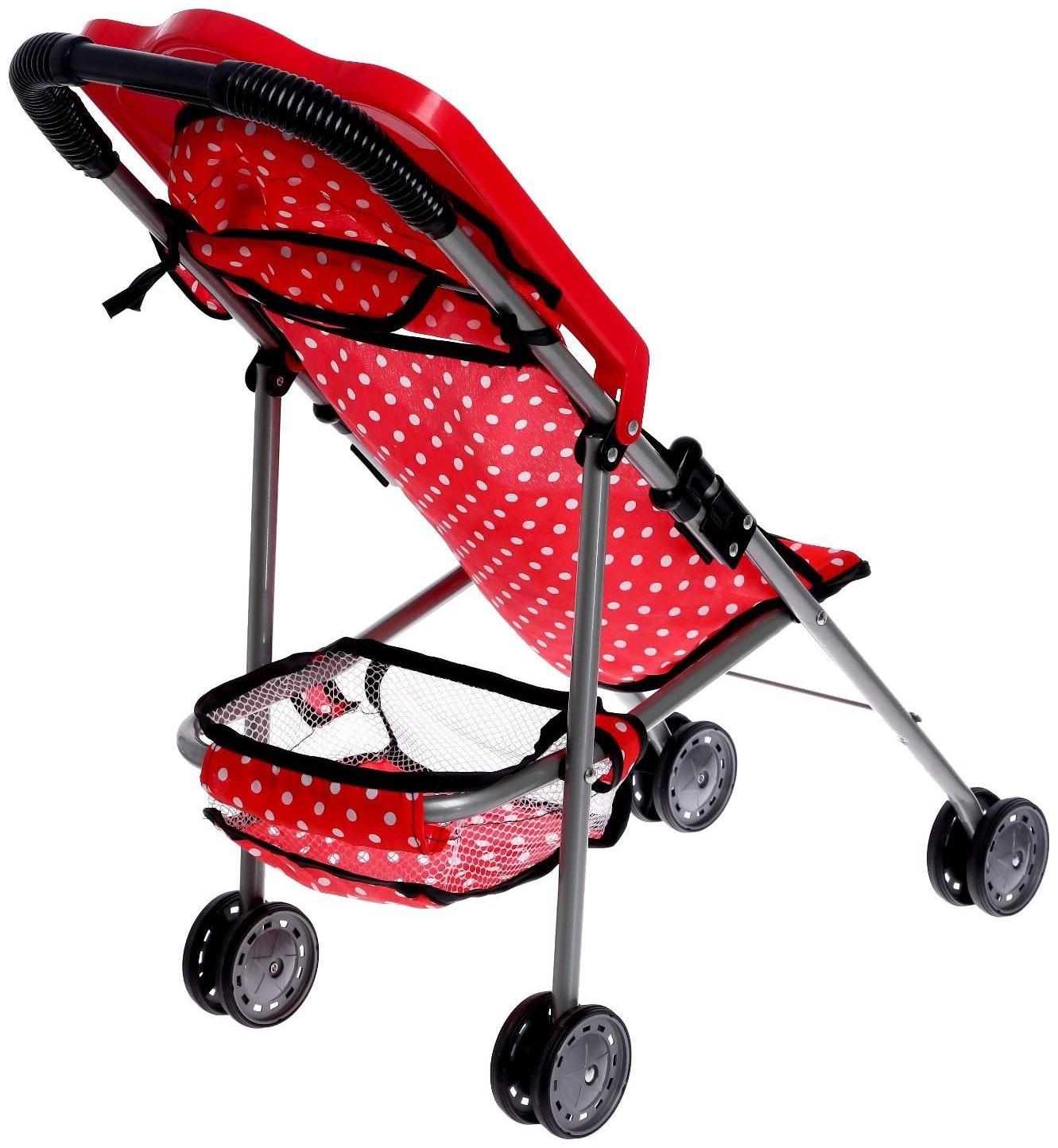 Коляска для кукол, летняя, металлический каркас