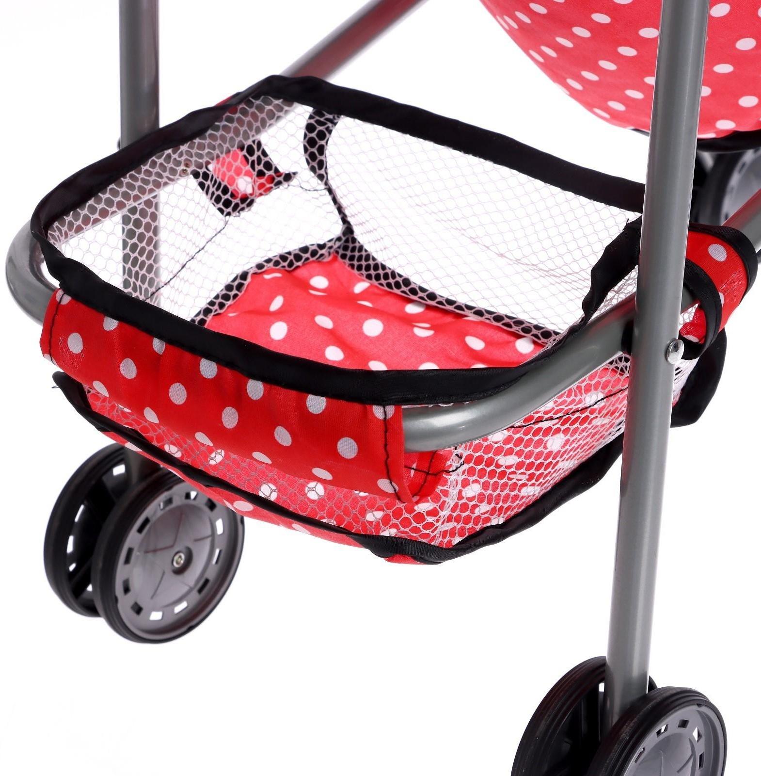 Коляска для кукол, летняя, металлический каркас