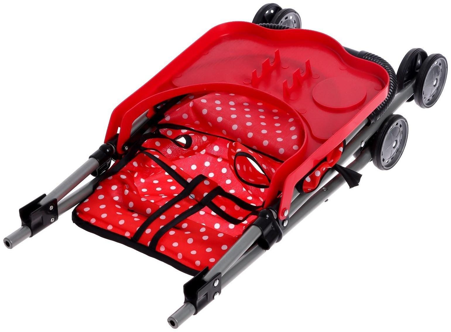 Коляска для кукол, летняя, металлический каркас