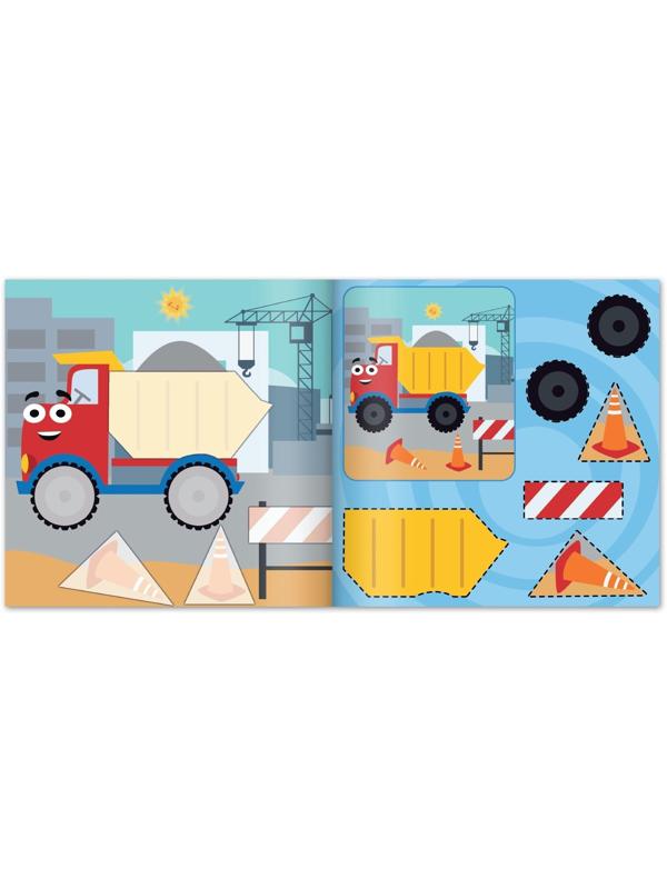 Аппликации «Синий трактор: Транспорт», 16 стр., 19 × 19 см