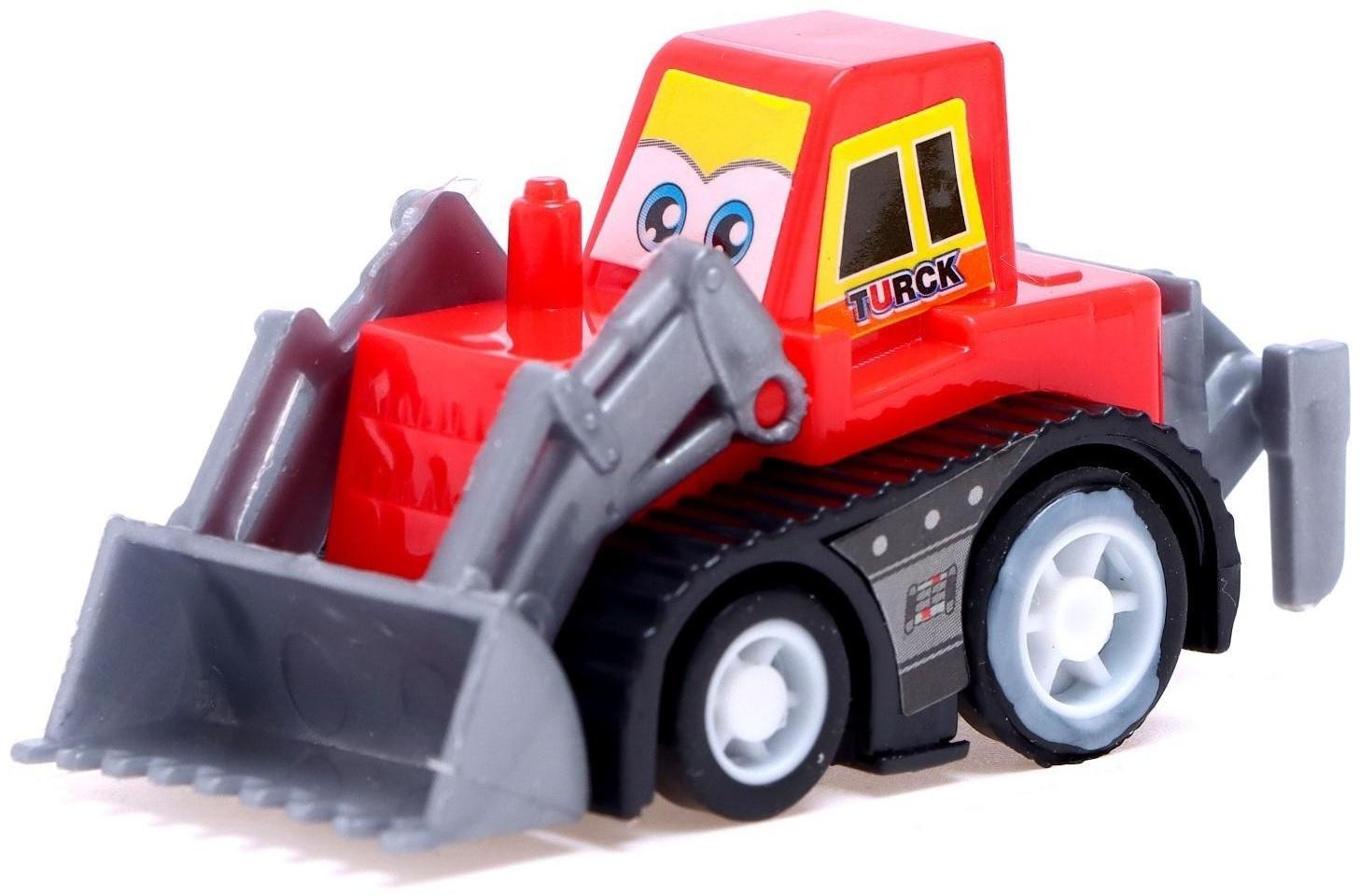 Набор инерционных машин «Строительная техника», 6 штук