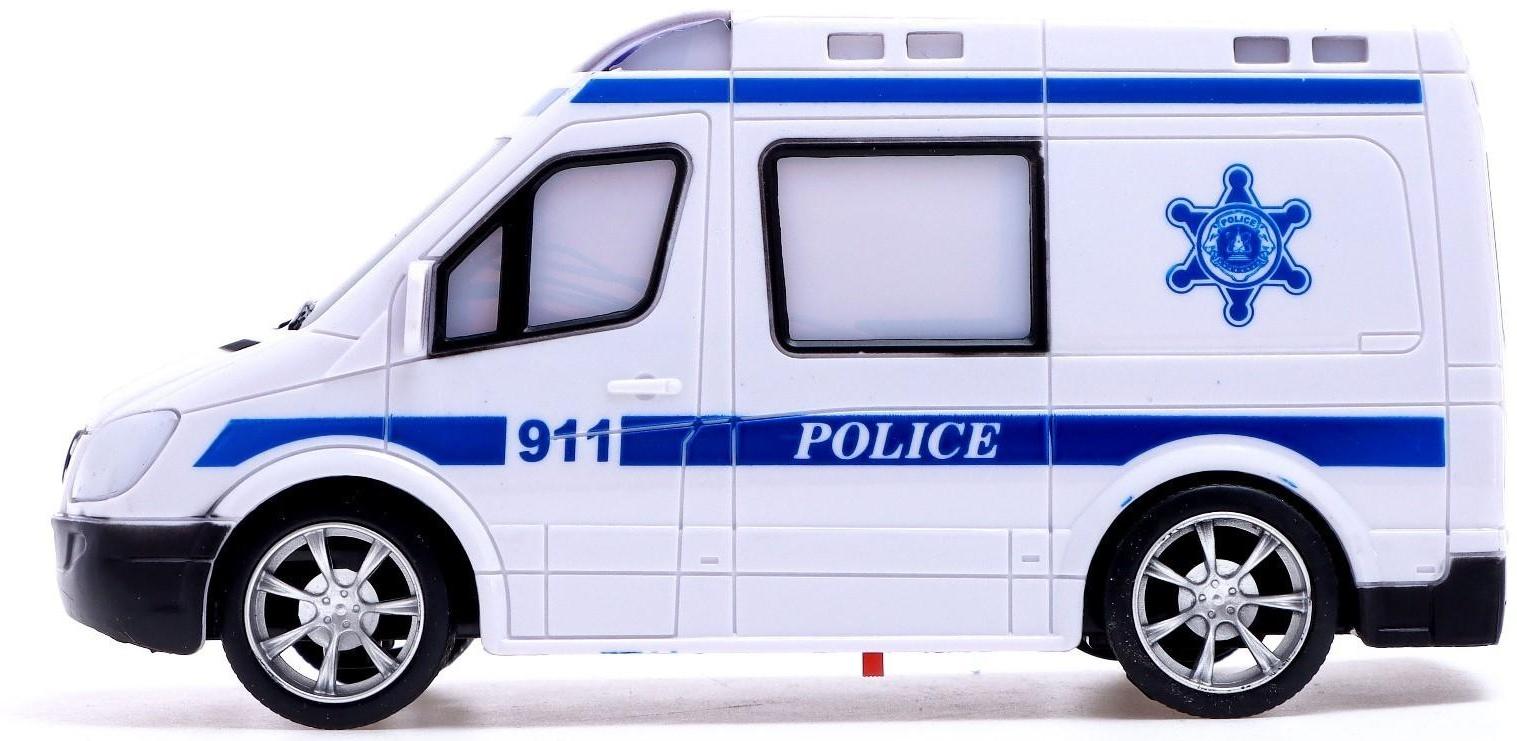 Машина радиоуправляемая Yu Da «Полиция», свет, работает от батареек