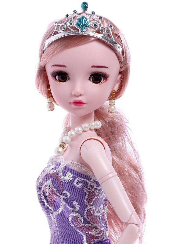 Кукла интерактивная шарнирная «Оля» в платье, с пультом