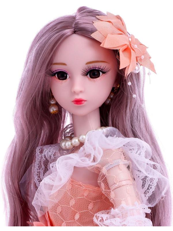 Кукла интерактивная шарнирная «Оля» в платье, с пультом