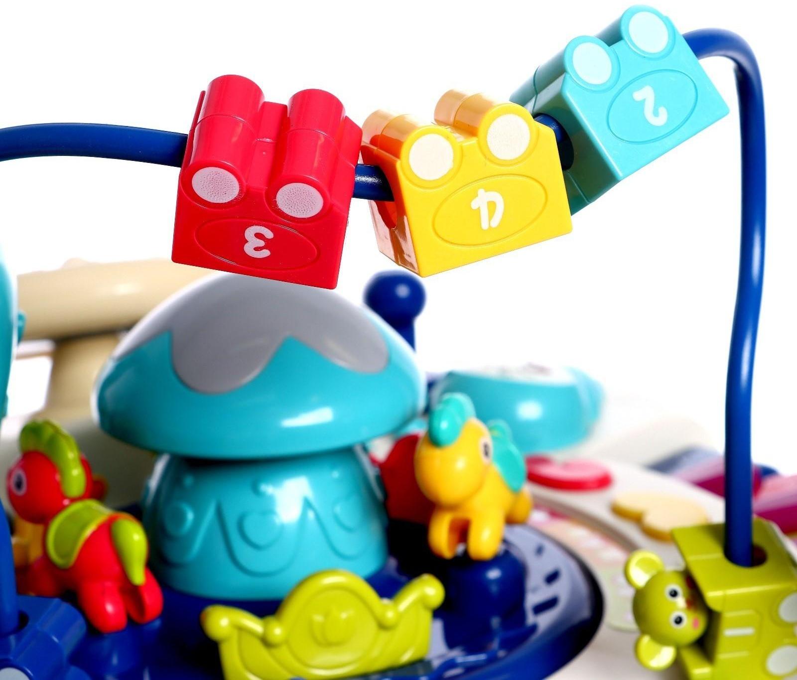 Развивающий столик «Весёлая игра», световые и звуковые эффекты