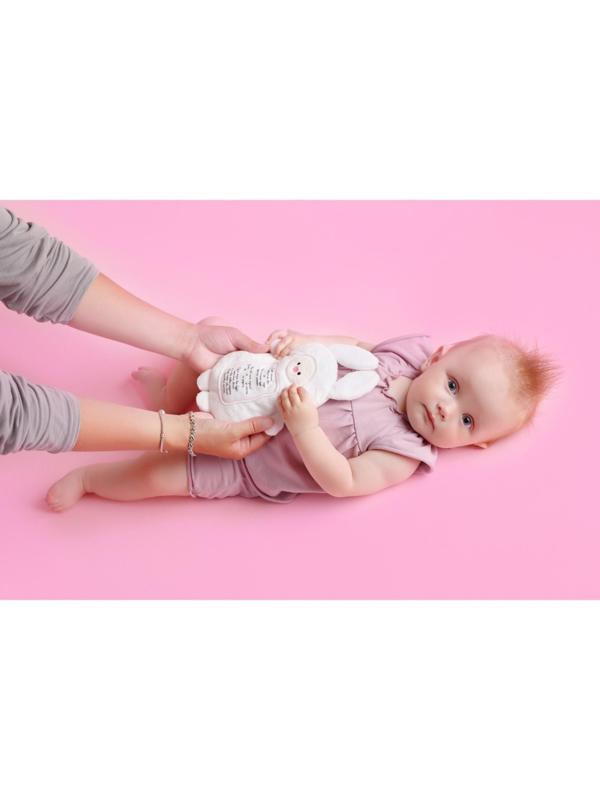 Мягкая игрушка 3 в 1 «Зайка» с метрикой, с вишнёвыми косточками, 19,5 см