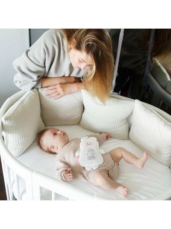 Мягкая игрушка 3 в 1 «Зайка» с метрикой, с вишнёвыми косточками, 19,5 см