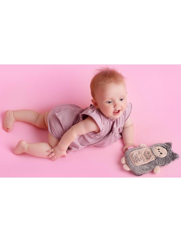 Мягкая игрушка 3 в 1 «Котёнок» с метрикой, с вишнёвыми косточками, 19,5 см