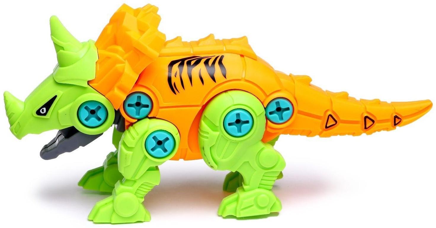 Конструктор винтовой «Стиракозавр», с отвёрткой, 26 деталей