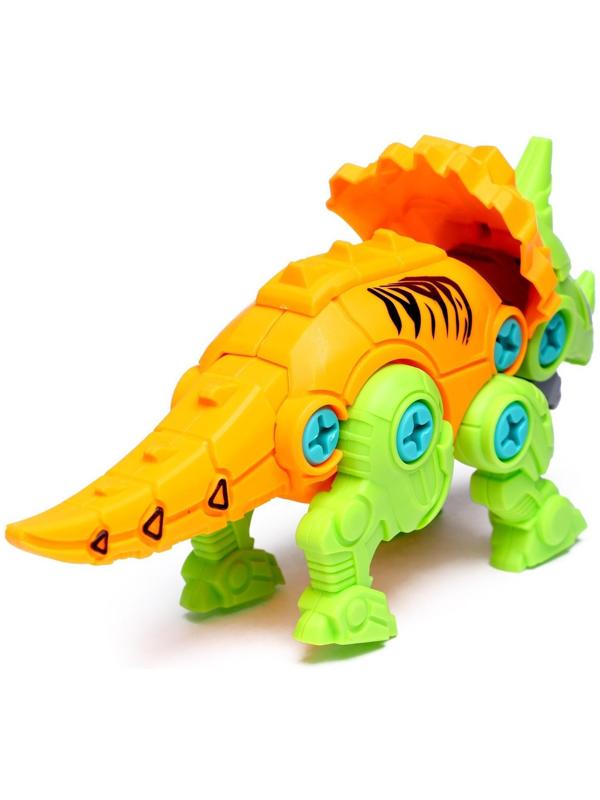 Конструктор винтовой «Стиракозавр», с отвёрткой, 26 деталей