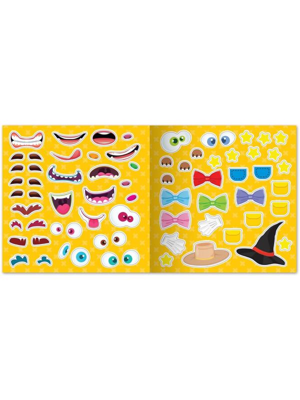 Книжка-вырезалка «Весёлые глазастики», 20 стр.