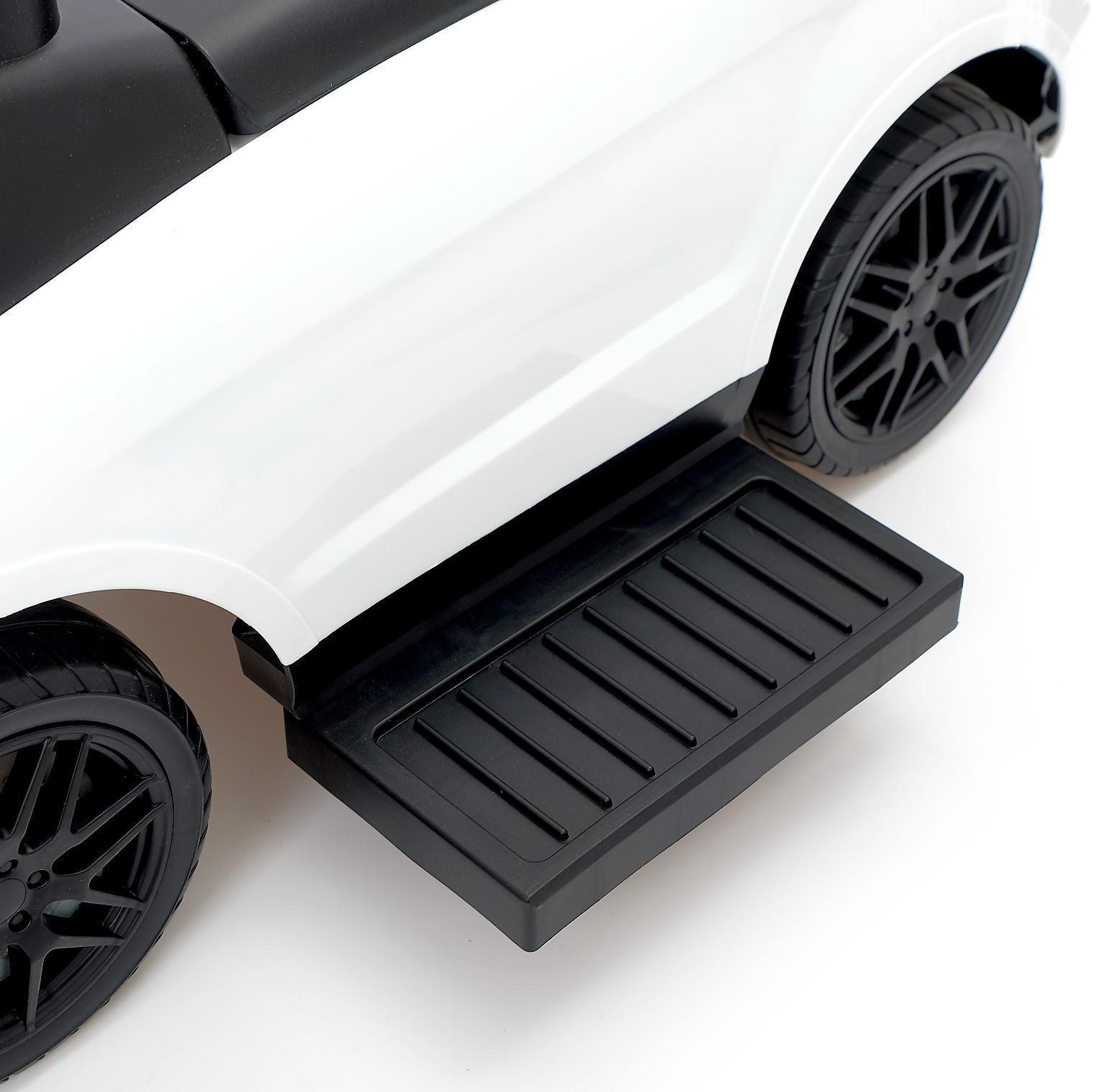 Толокар Mercedes-Benz AMG GLE 63, родительская ручка, звук, цвет белый