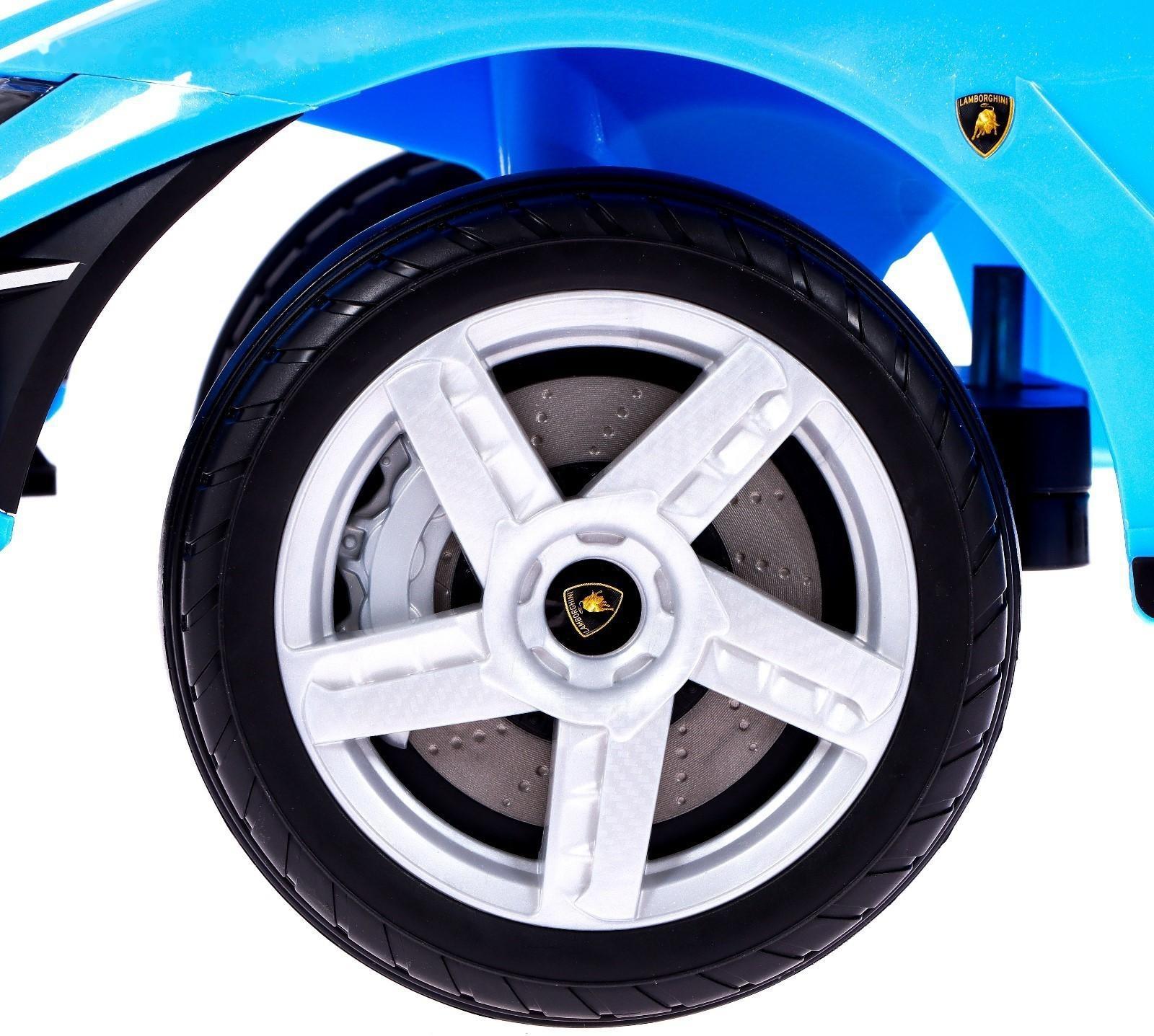 Толокар Lamborghini Centenario, колеса из PVC, цвет синий