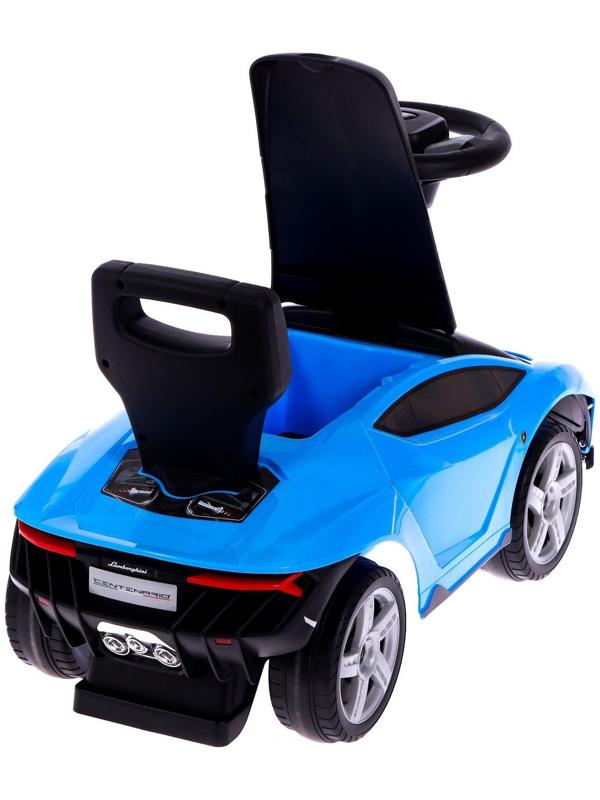 Толокар Lamborghini Centenario, колеса из PVC, цвет синий