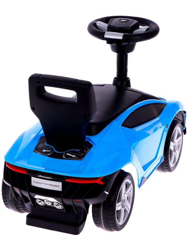 Толокар Lamborghini Centenario, колеса из PVC, цвет синий