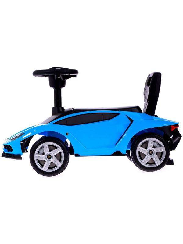 Толокар Lamborghini Centenario, колеса из PVC, цвет синий