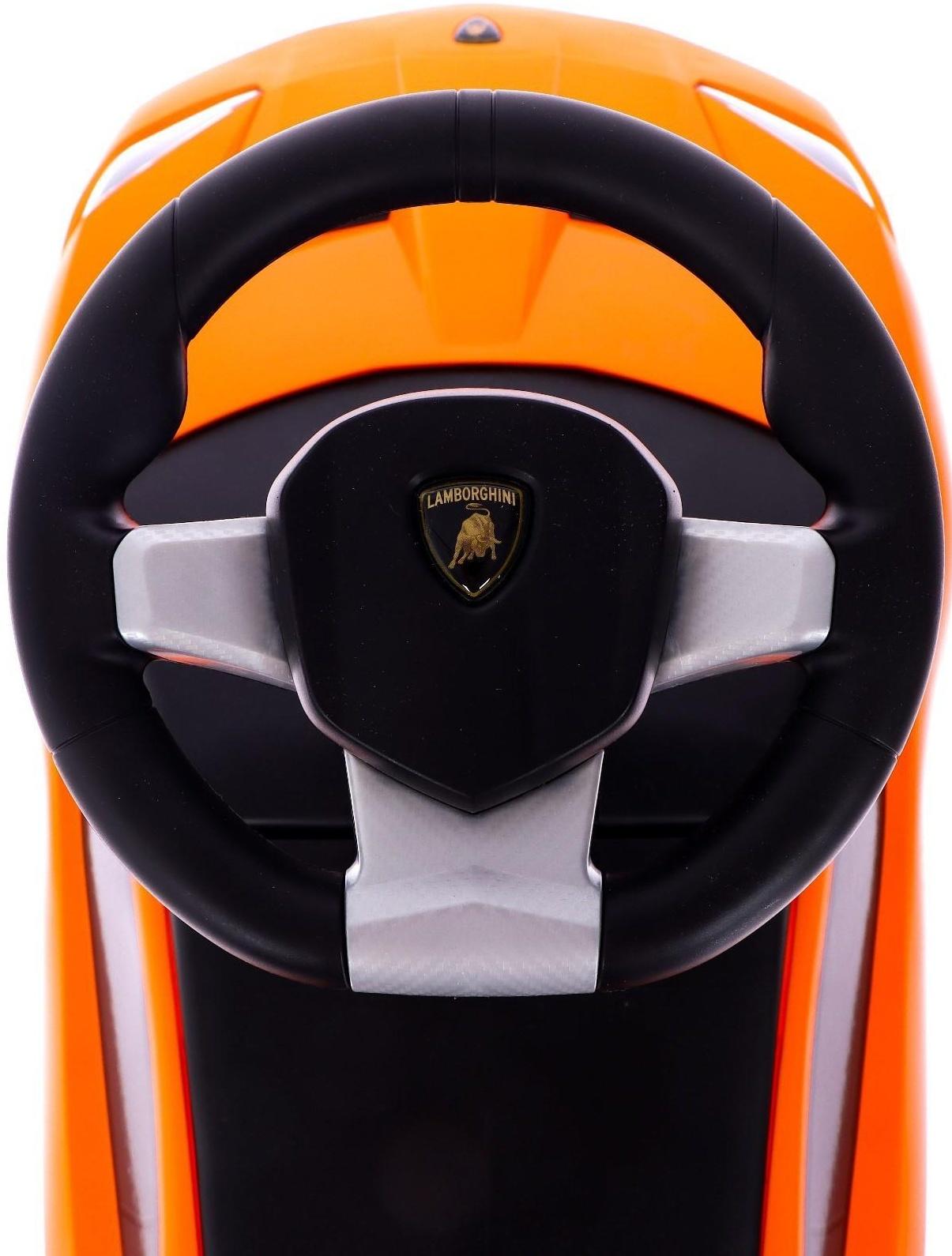 Толокар Lamborghini Centenario, колеса из PVC, цвет оранжевый