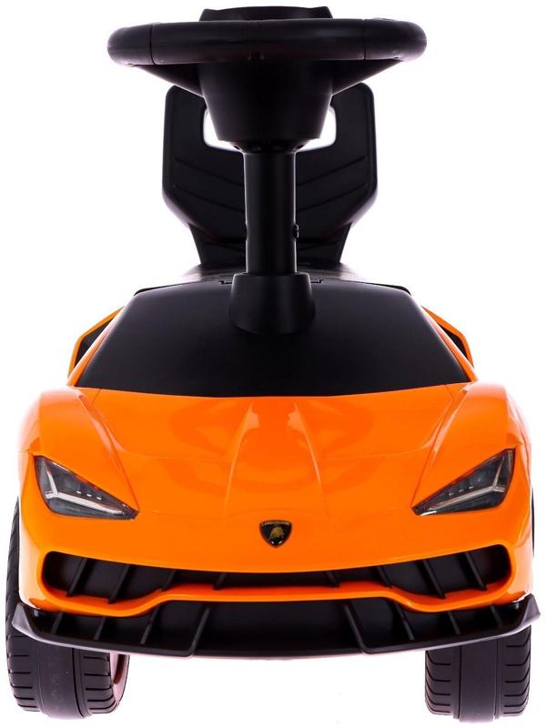 Толокар Lamborghini Centenario, колеса из PVC, цвет оранжевый