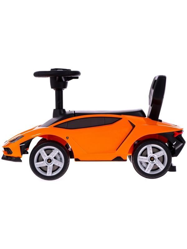 Толокар Lamborghini Centenario, колеса из PVC, цвет оранжевый