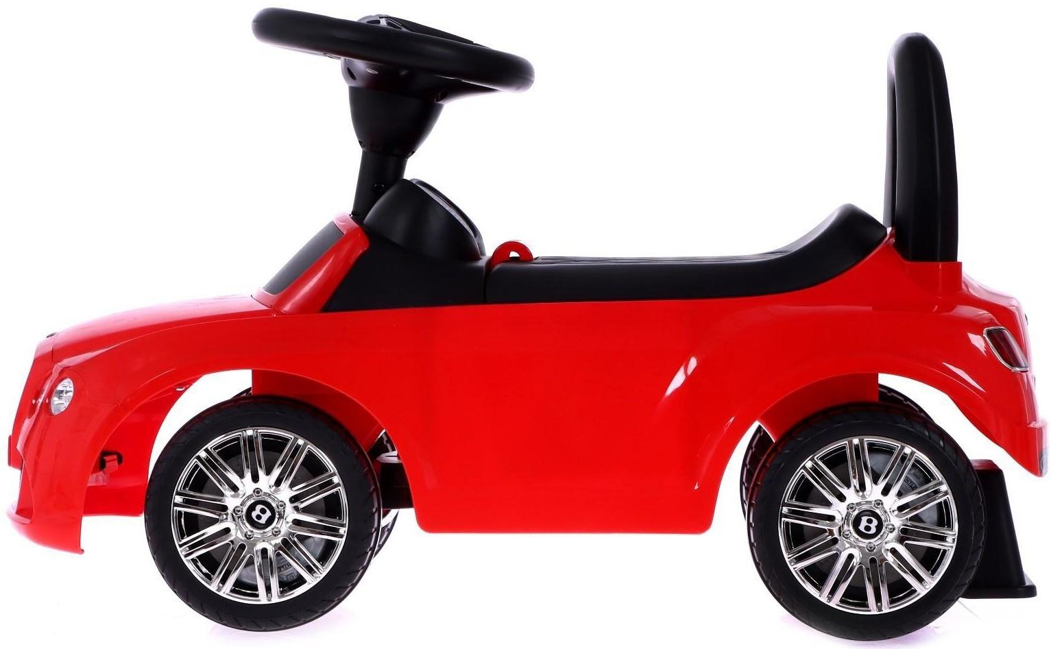 Толокар Bentley Continental GT, звуковые эффекты, цвет красный