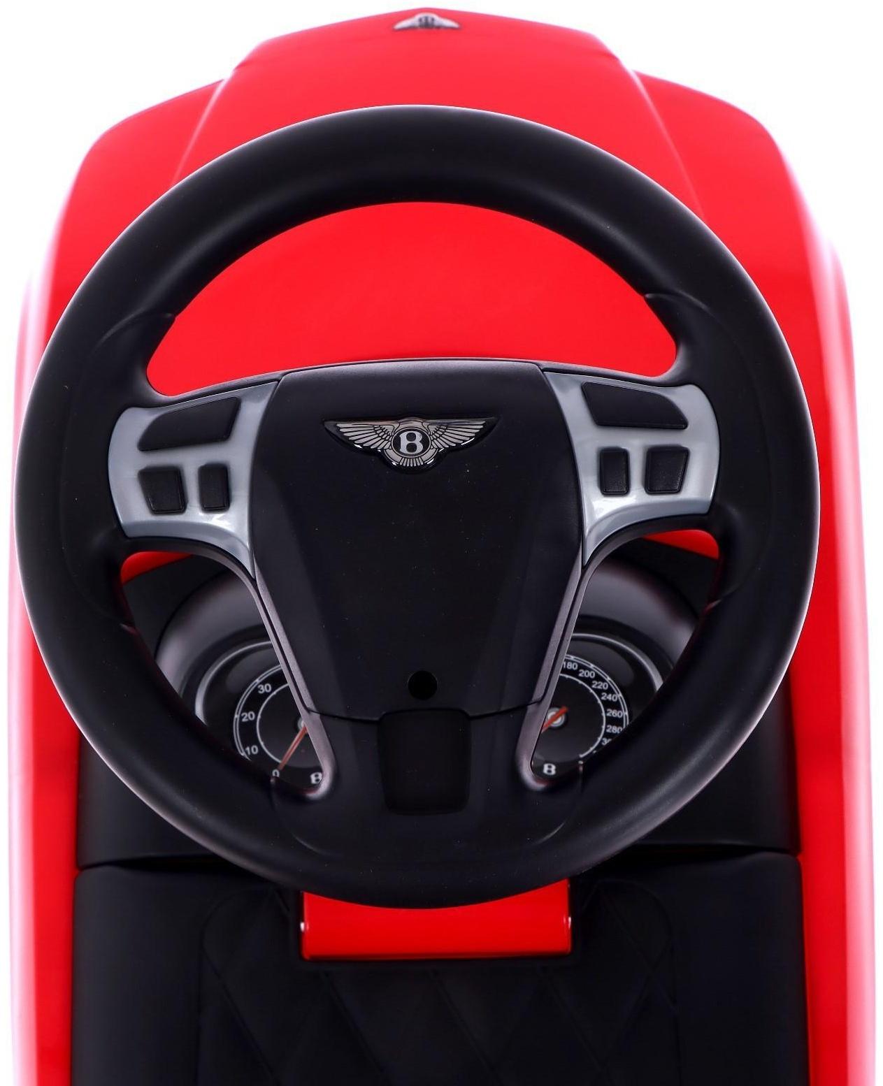 Толокар Bentley Continental GT, звуковые эффекты, цвет красный