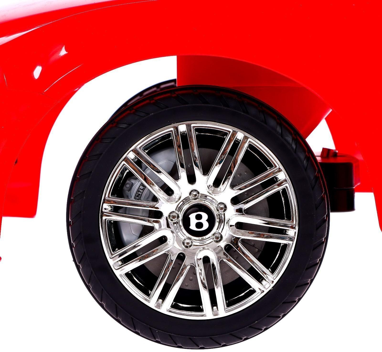 Толокар Bentley Continental GT, звуковые эффекты, цвет красный