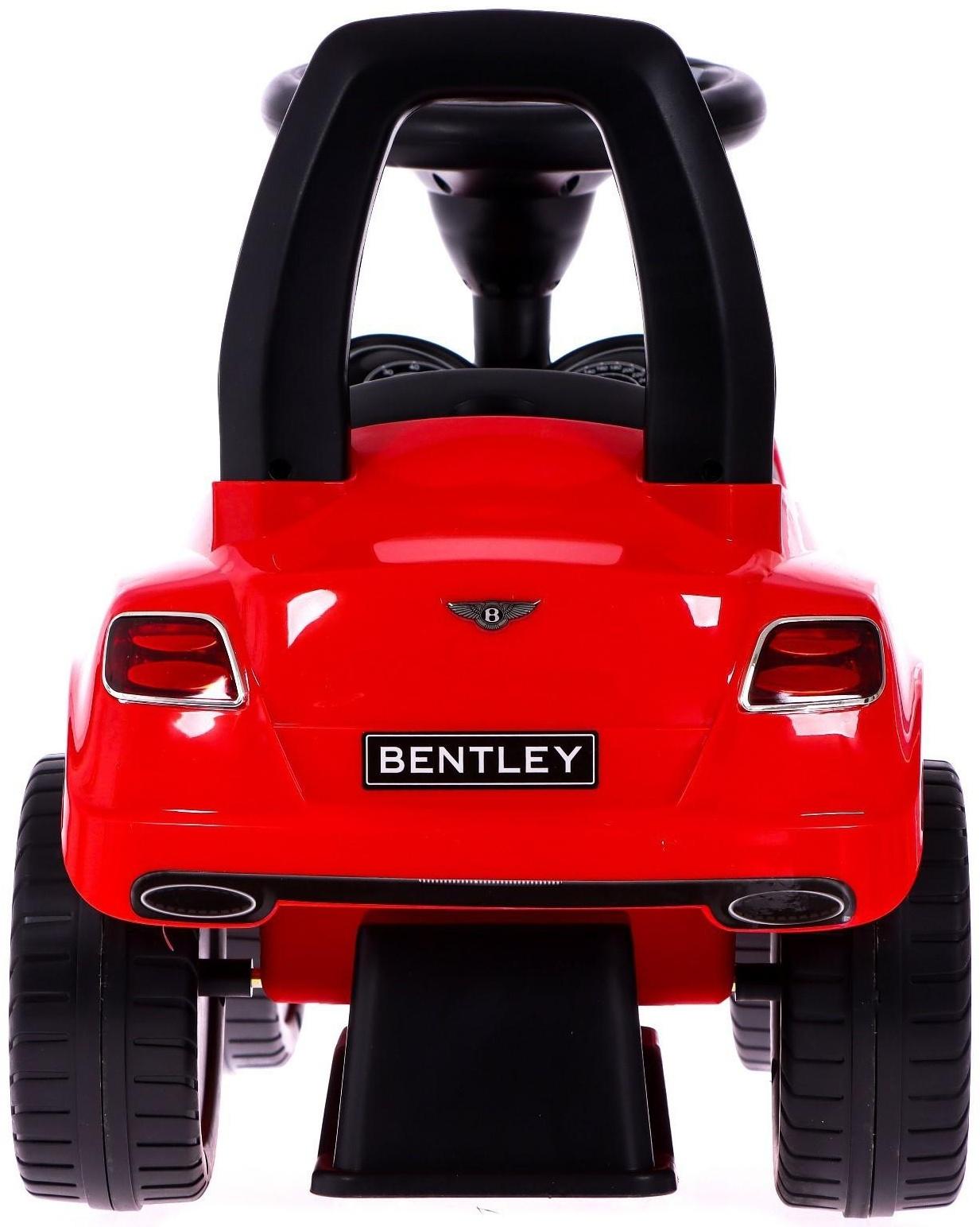 Толокар Bentley Continental GT, звуковые эффекты, цвет красный